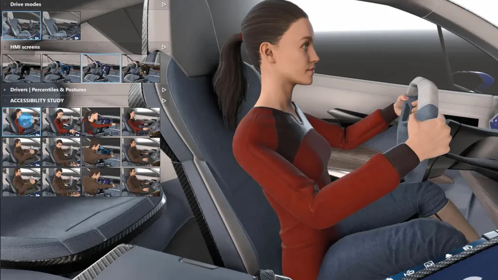 Automotive Ergonomics Simulation with RAMSIS