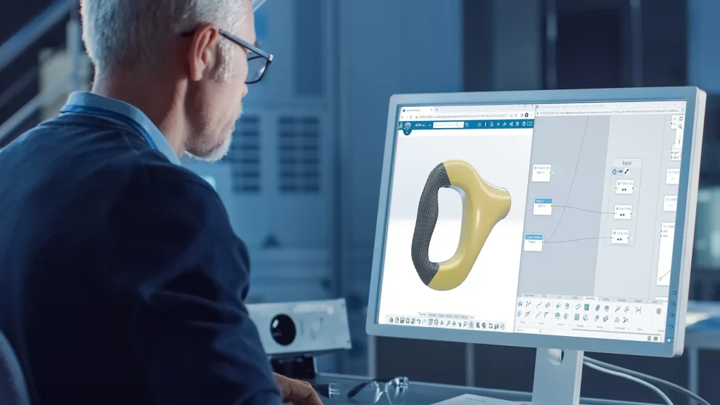 CATIA Generative Design Over the Shoulder View