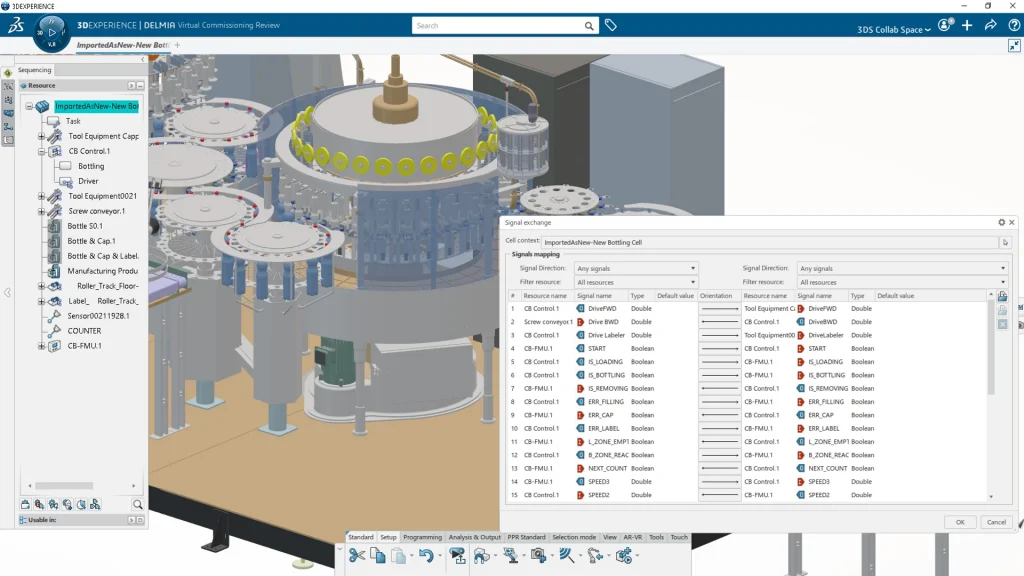 DELMIA Virtual Commissioning Analyst