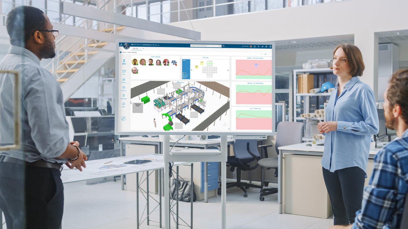 DELMIA Lean Team Player to Collaborate in Meetings and Integration Reviews
