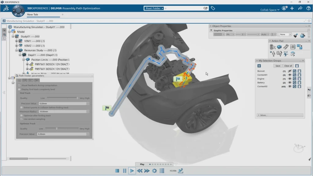 DELMIA Assembly Simulation