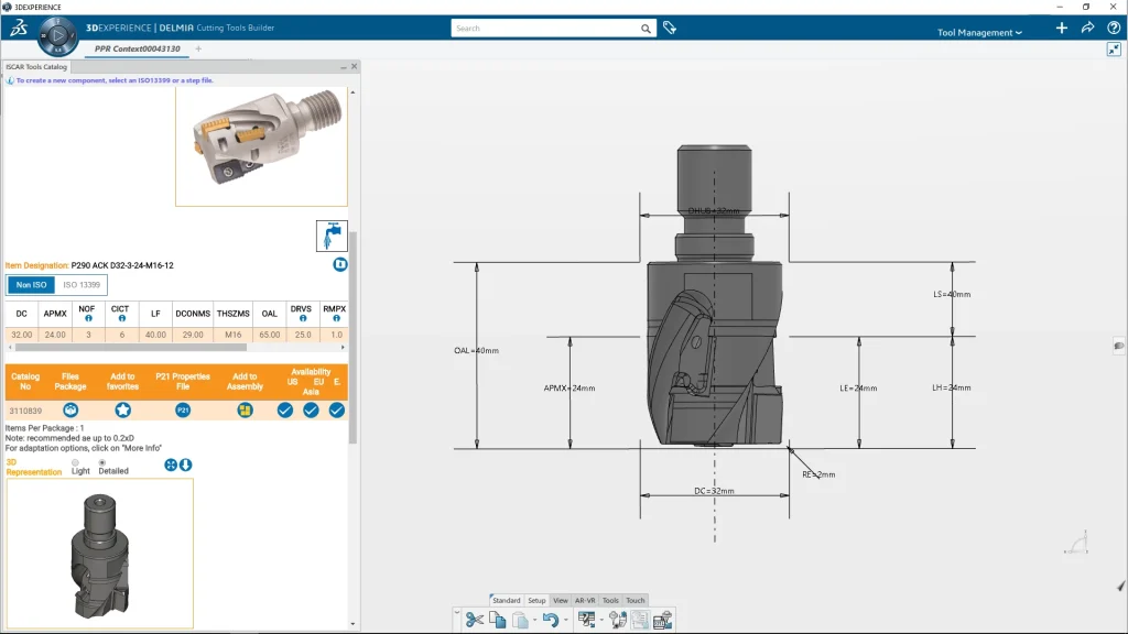 DELMIA Cutting Tool Technologist