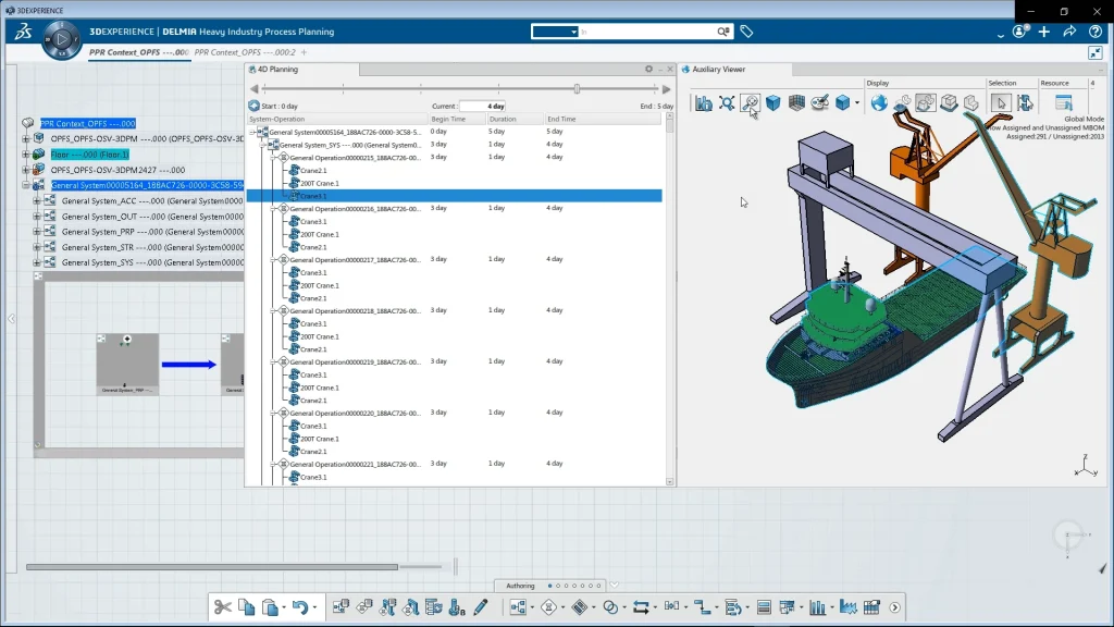 DELMIA Heavy Industry Process Planning