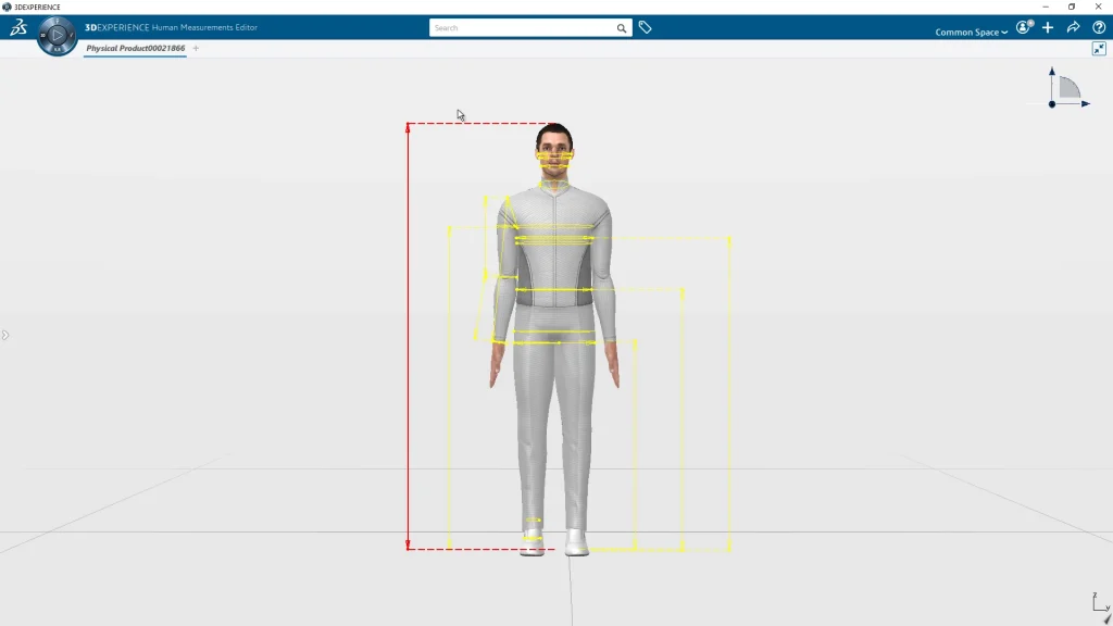 DELMIA Human Measurements editor