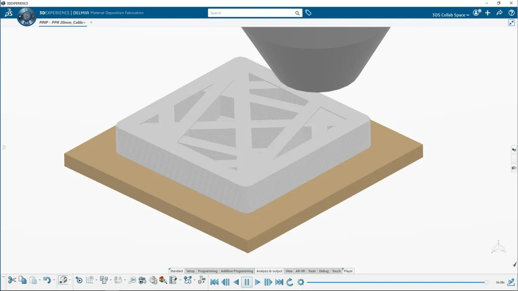 DELMIA Material Deposition Fabrication