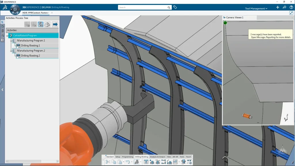DELMIA NC Fabrication Riveter