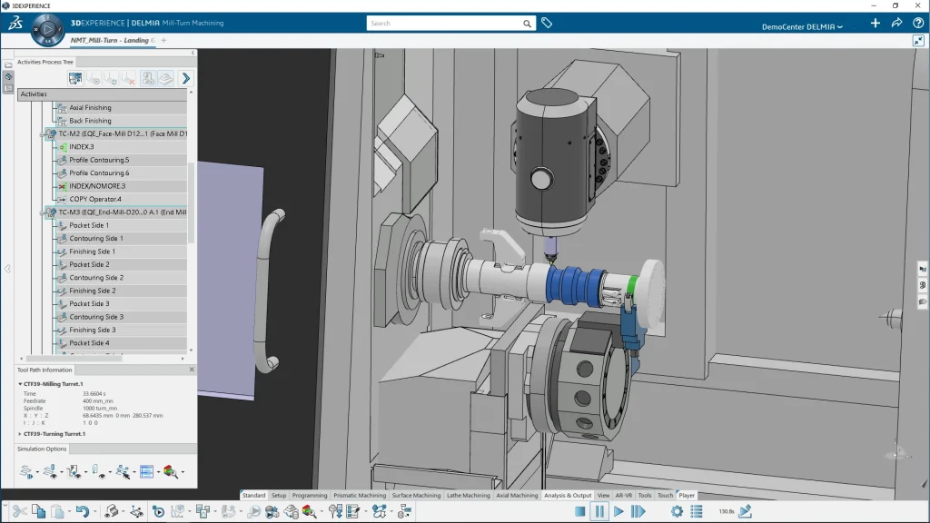 DELMIA NC Mill Turn Programmer