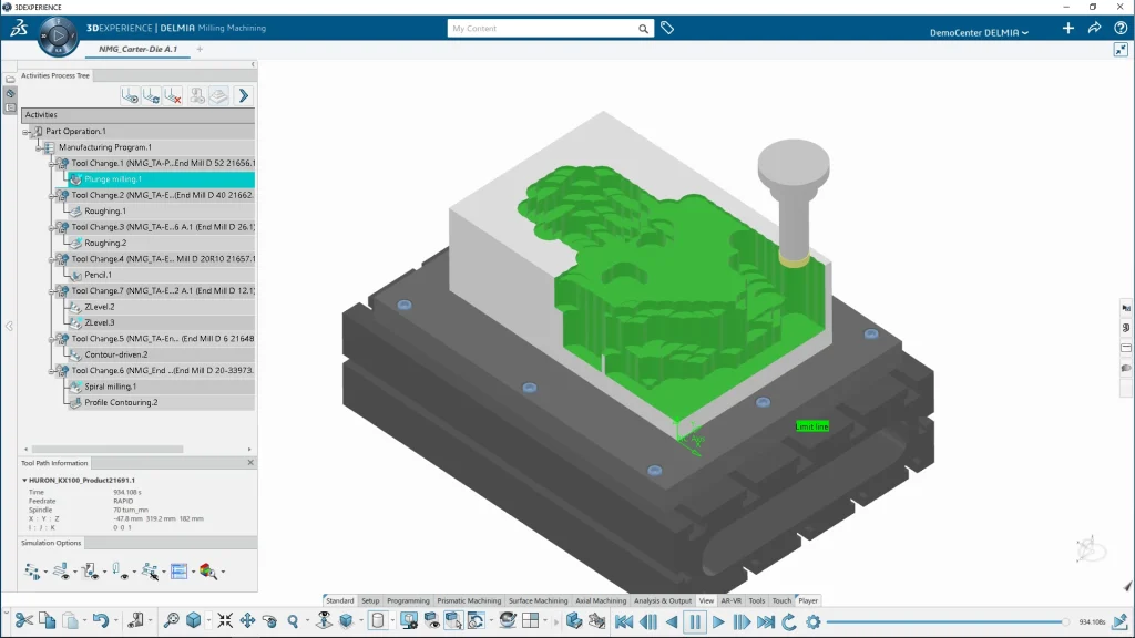 DELMIA NC Mold and Die Programmer