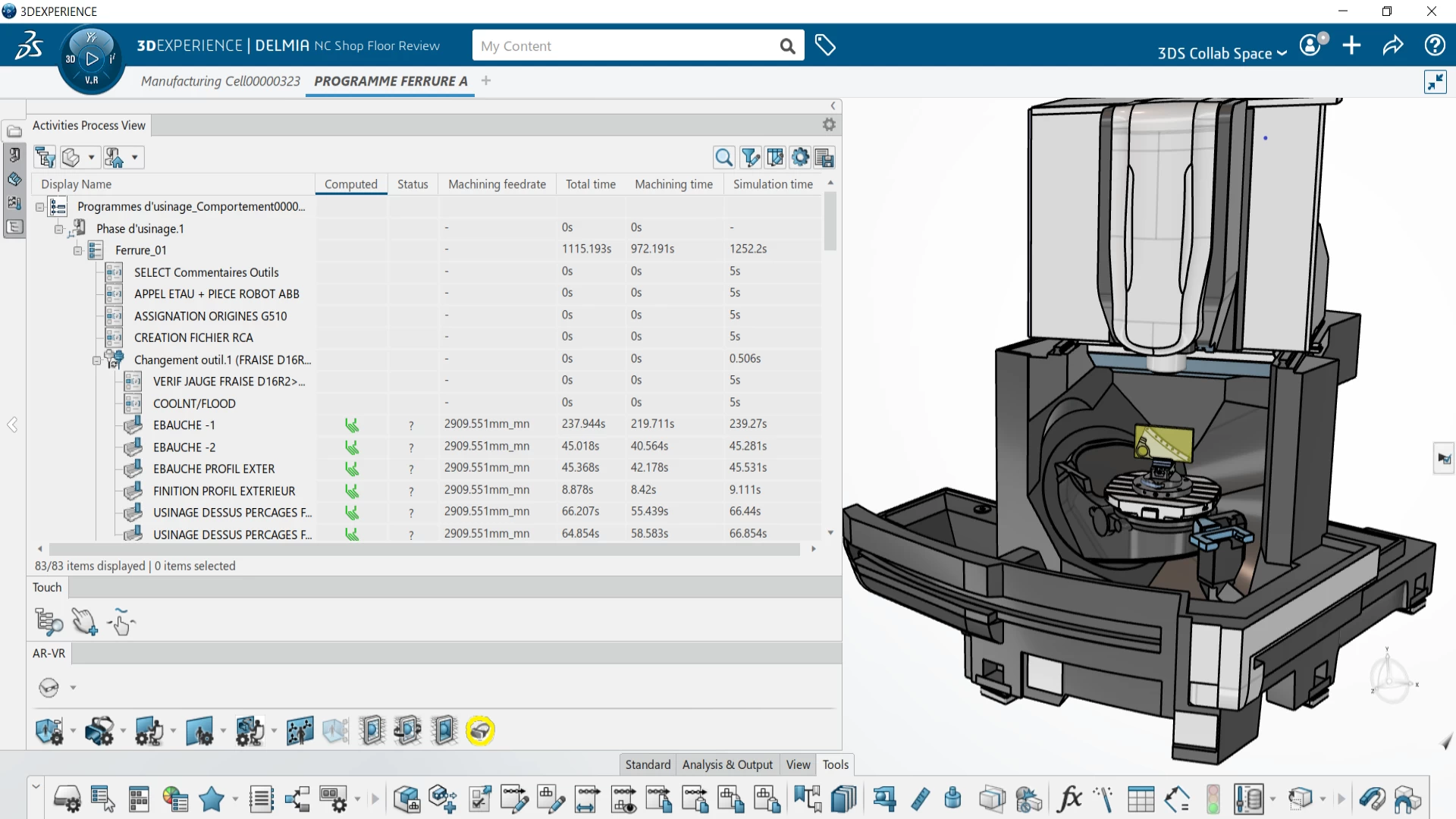 DELMIA NC Shop Floor Reviewer