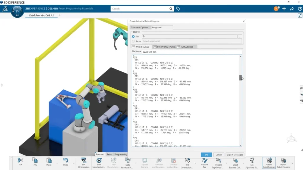 DELMIA Robot Programming