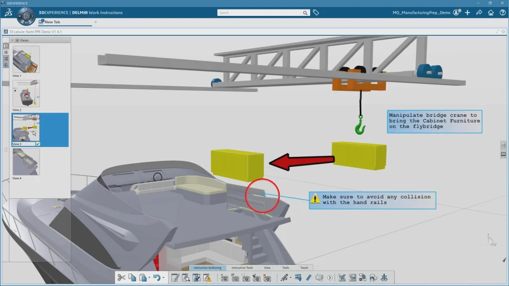 DELMIA Work Instruction Marine