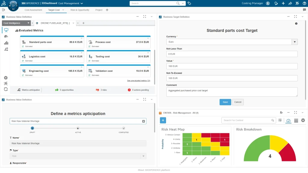 ENOVIA Cost Manager