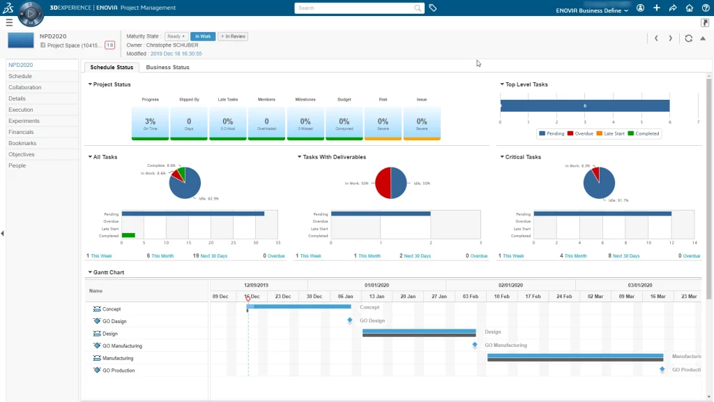 ENOVIA Project Manager