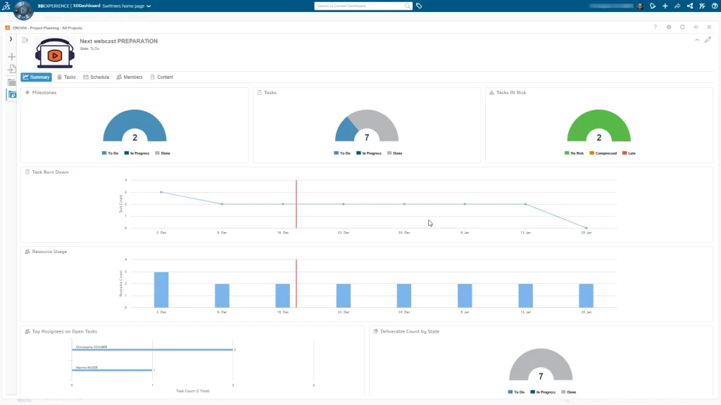 ENOVIA Project Planner