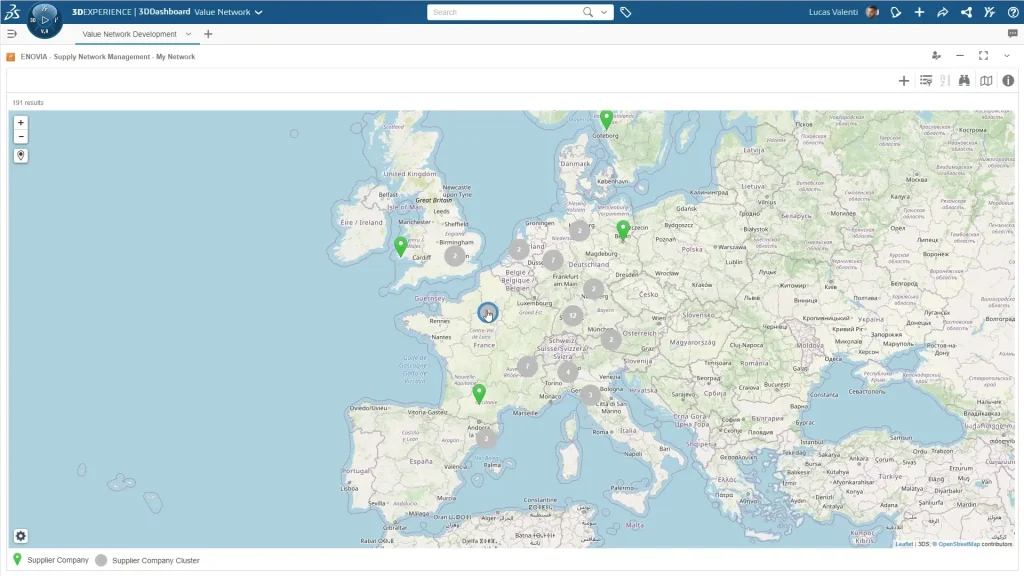 ENOVIA Supply Network
