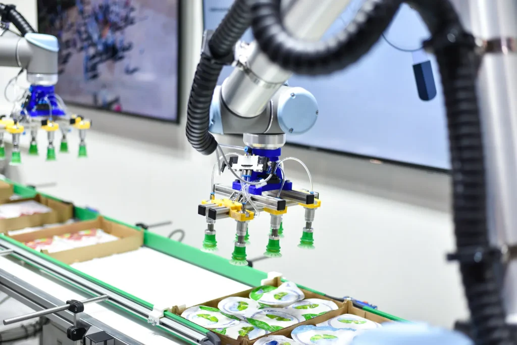 Robot production line