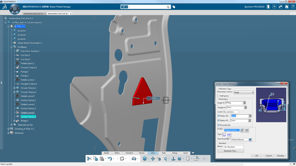 CATIA V5 Sheet Metal Design