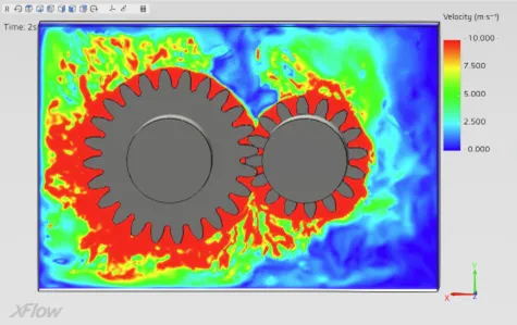 Lubrication velocity contour at 3474 RPM High Performance Computing: Why Wait?