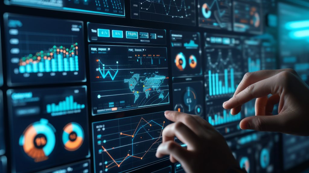 Automated Testing Process Visualization: An image illustrating an automated testing dashboard with passing and failing tests, including graphs and analytics: The Uses of Realistic Simulation for Consumer-Packaged Goods & Retail
