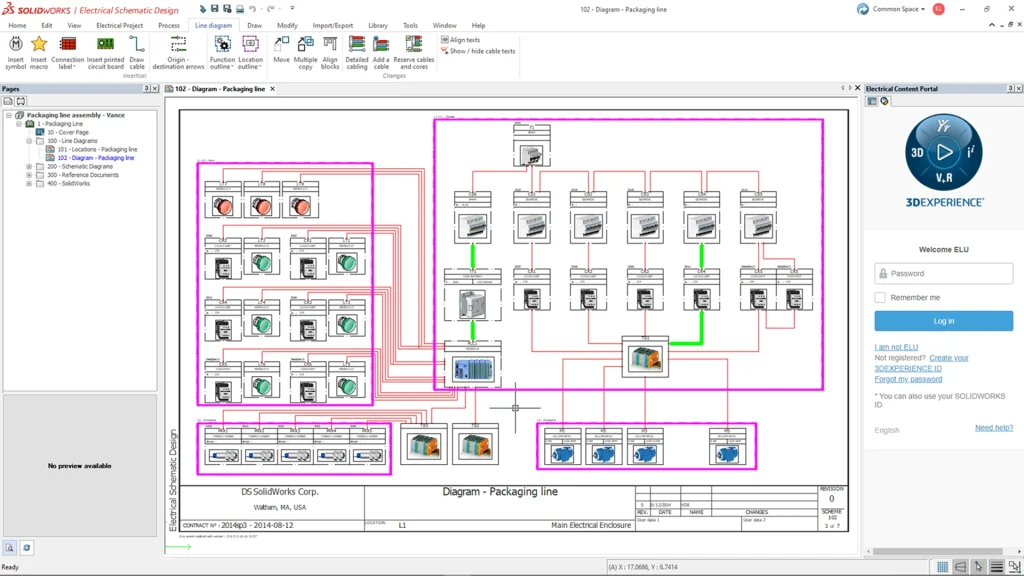 Electrical schematic design