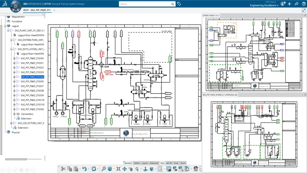 CATIA Piping and Tubing Systems design